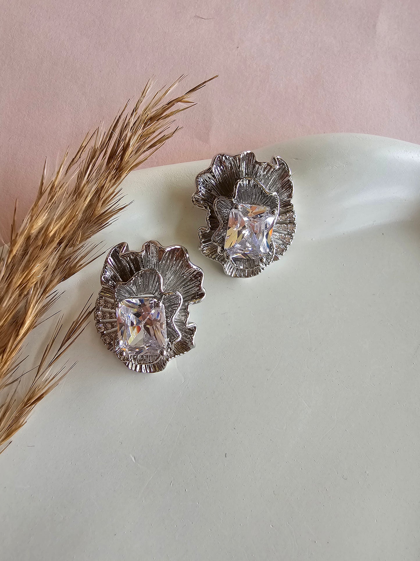 Aurora Crystal Bloom Earrings