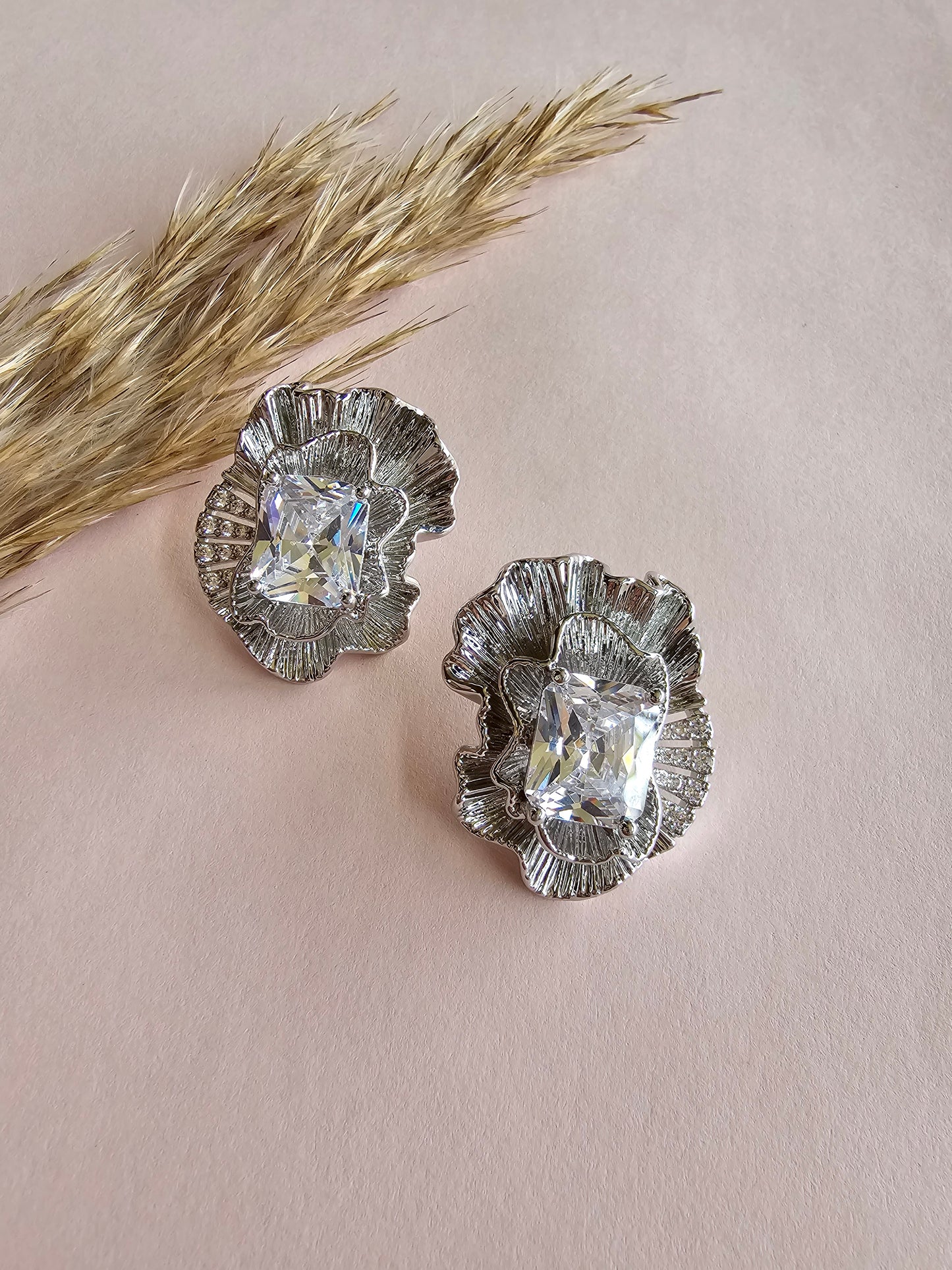Aurora Crystal Bloom Earrings