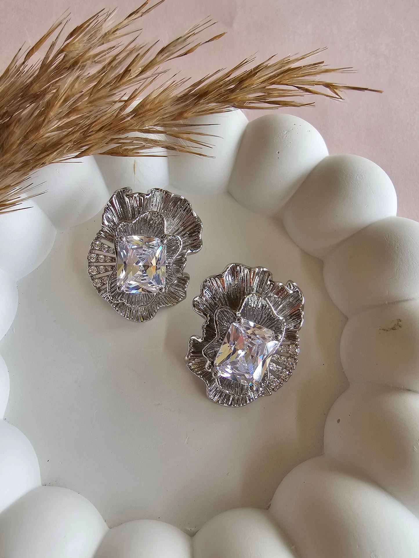 Aurora Crystal Bloom Earrings