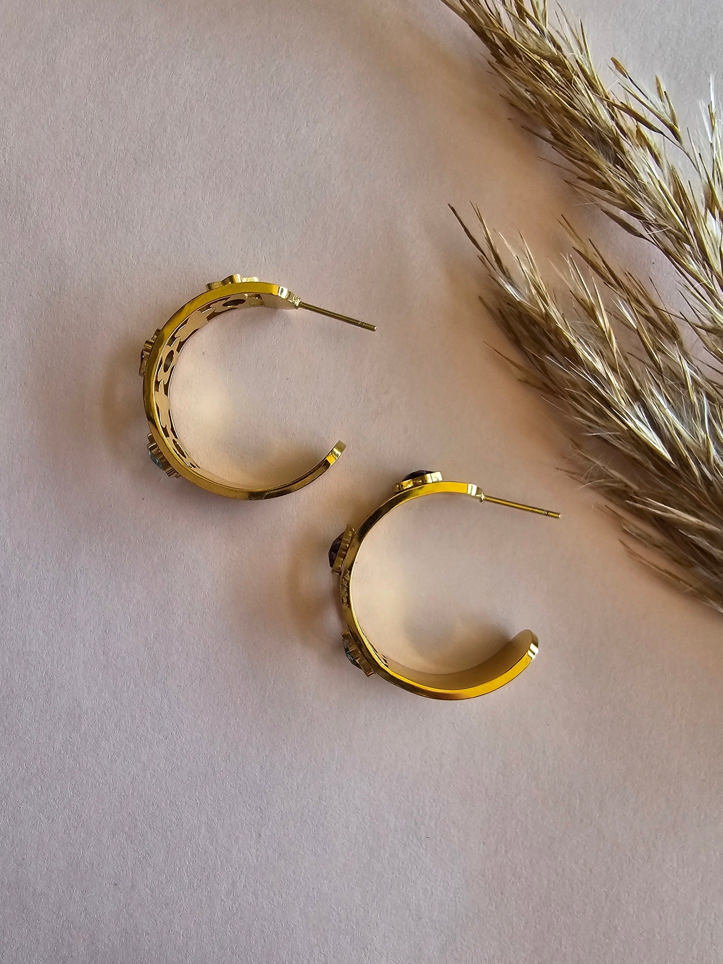 Celestial Starburst Hoops