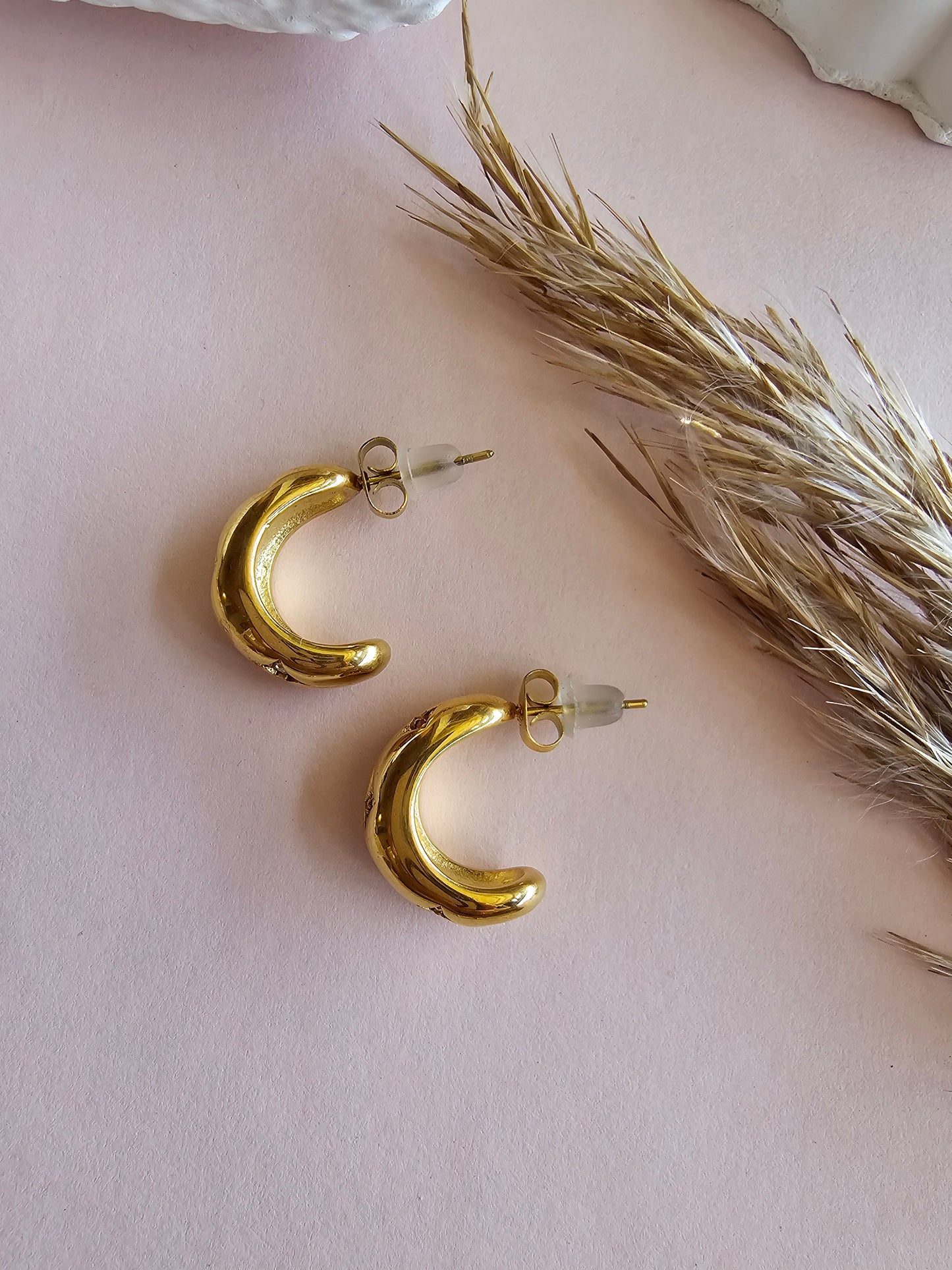 Aurora Luxe Gemstone Hoops