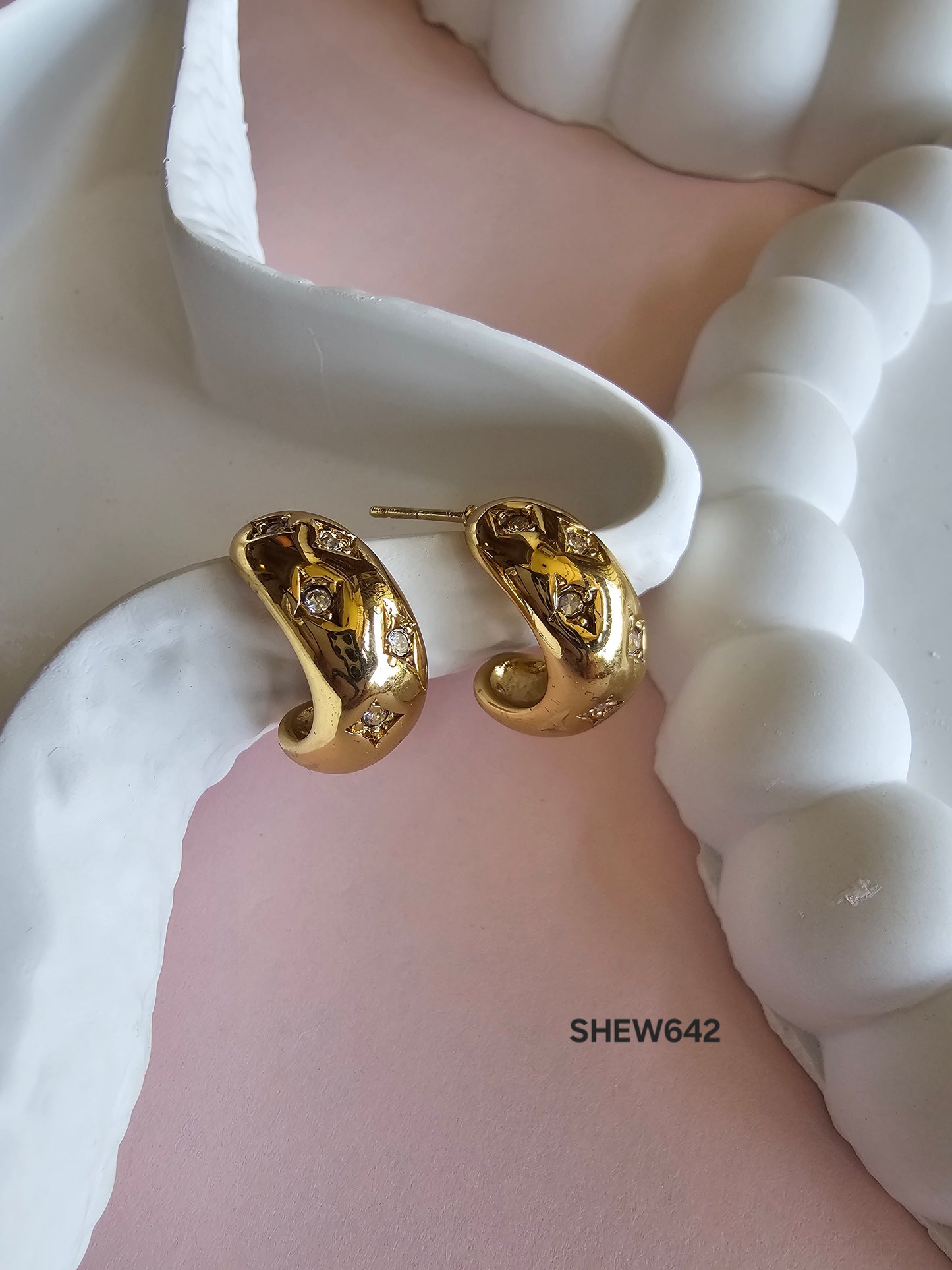Aurora Luxe Gemstone Hoops