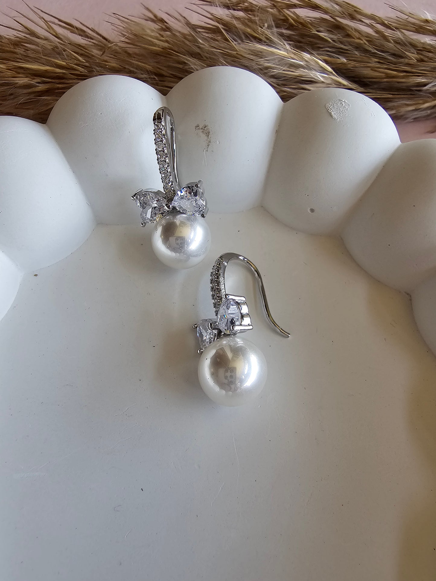 Celeste Pearl Drop Earrings