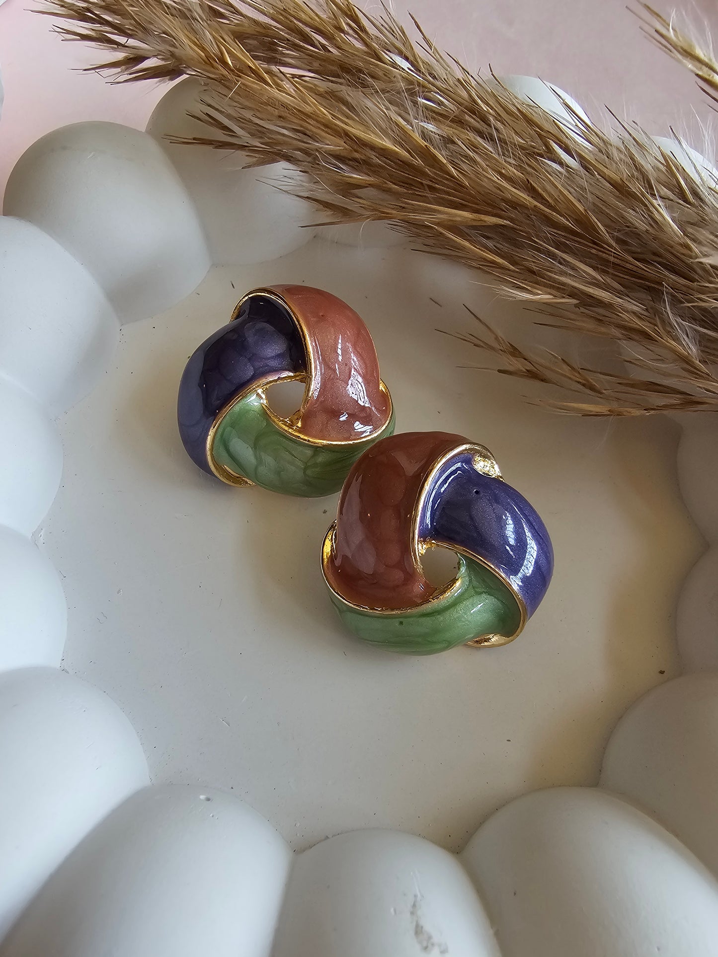 Twilight Swirl Stud