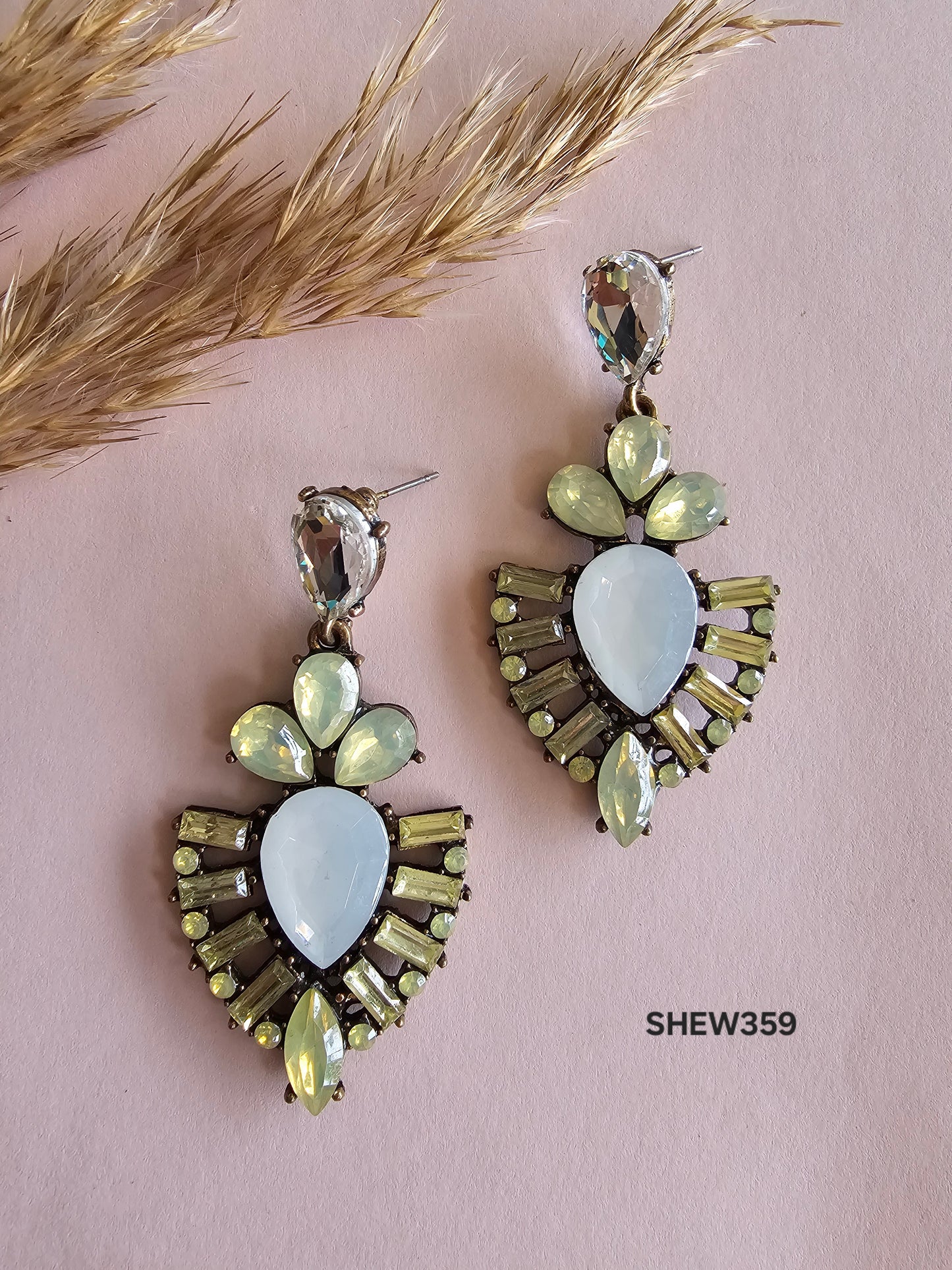 Celeste Glow Statement Earrings