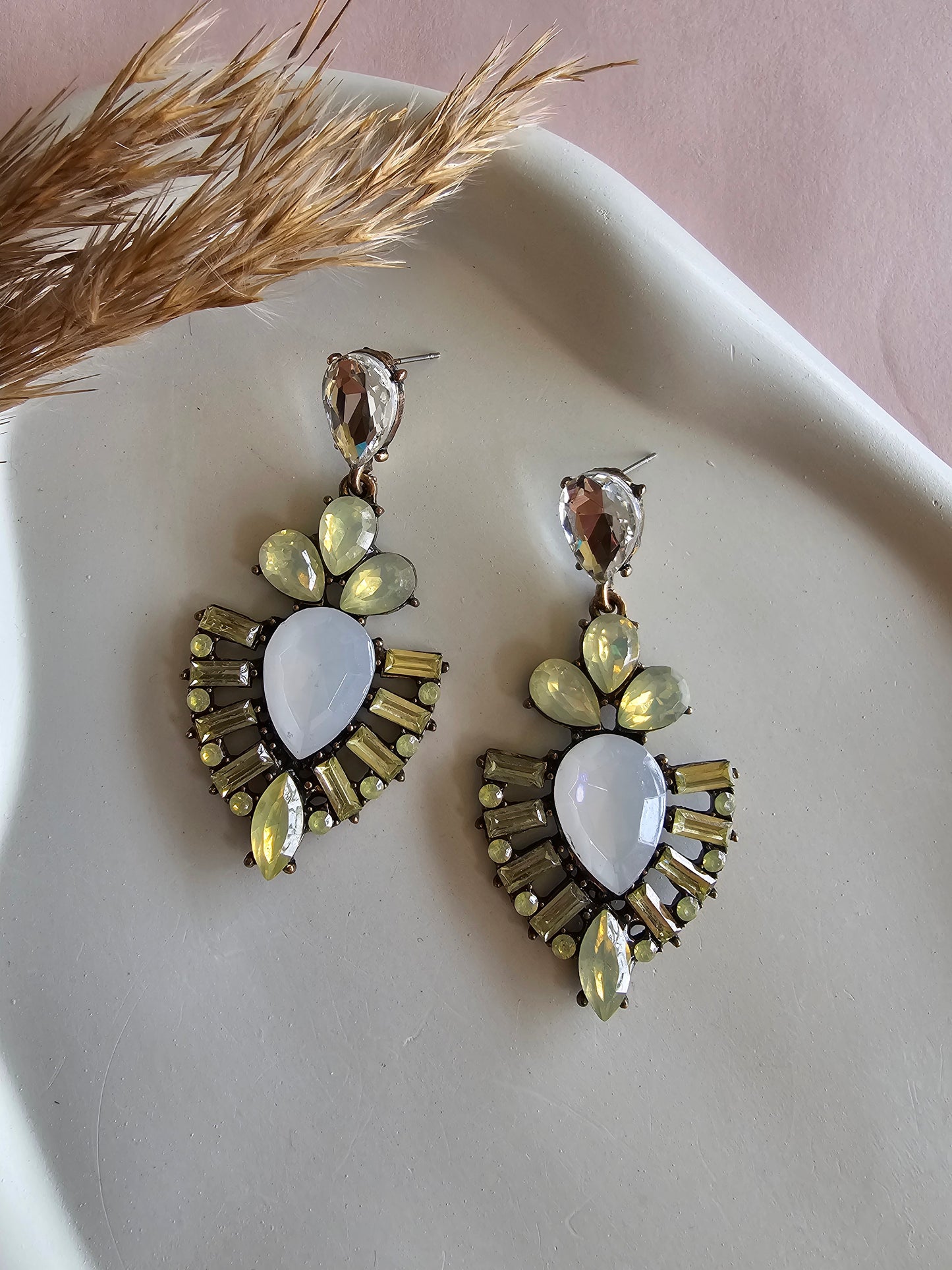 Celeste Glow Statement Earrings