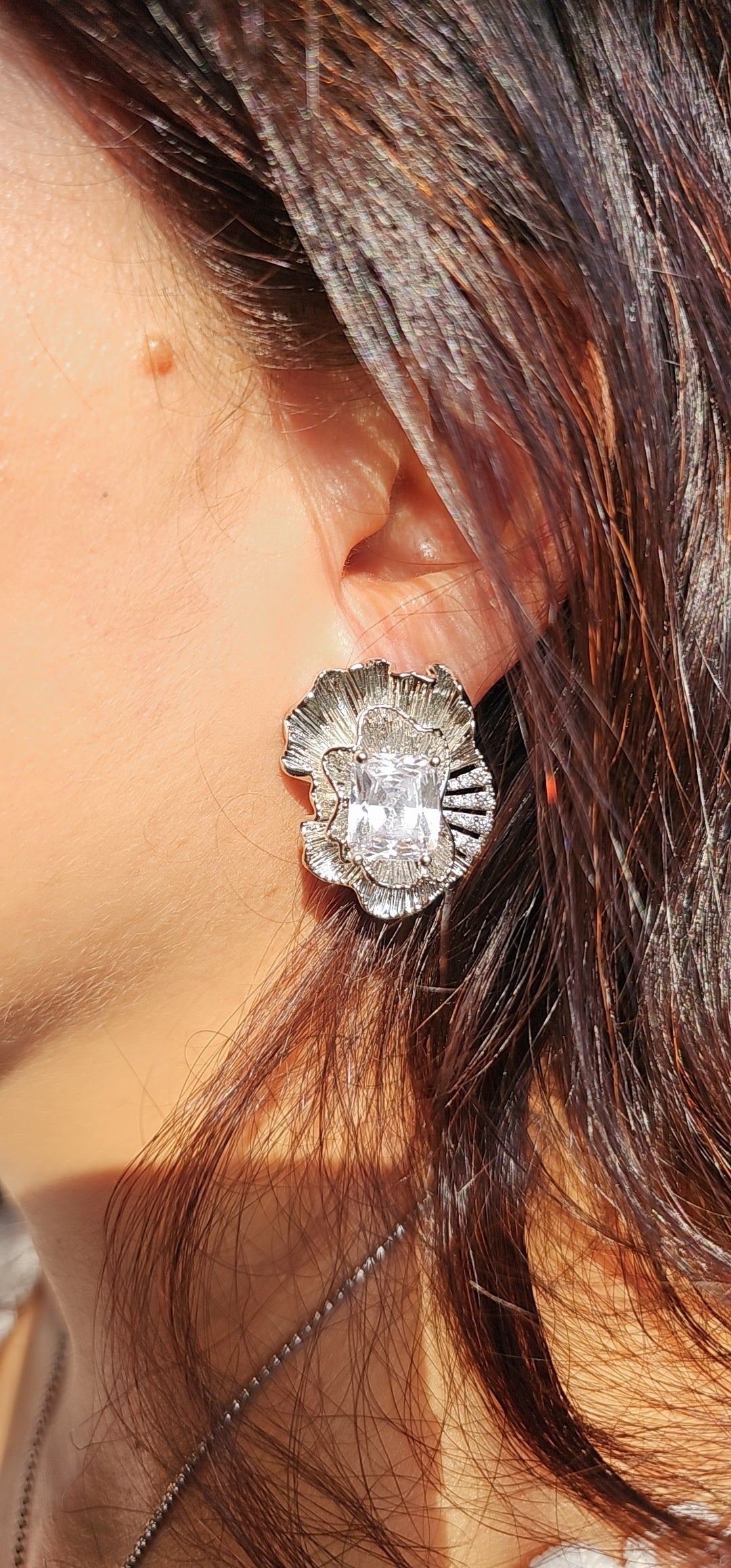 Aurora Crystal Bloom Earrings