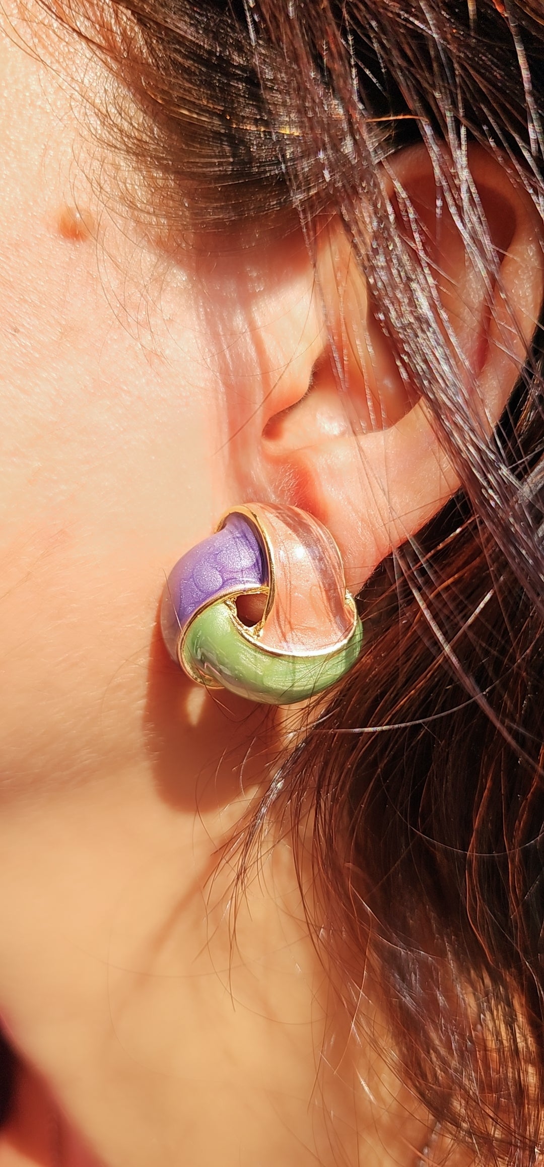 Twilight Swirl Stud