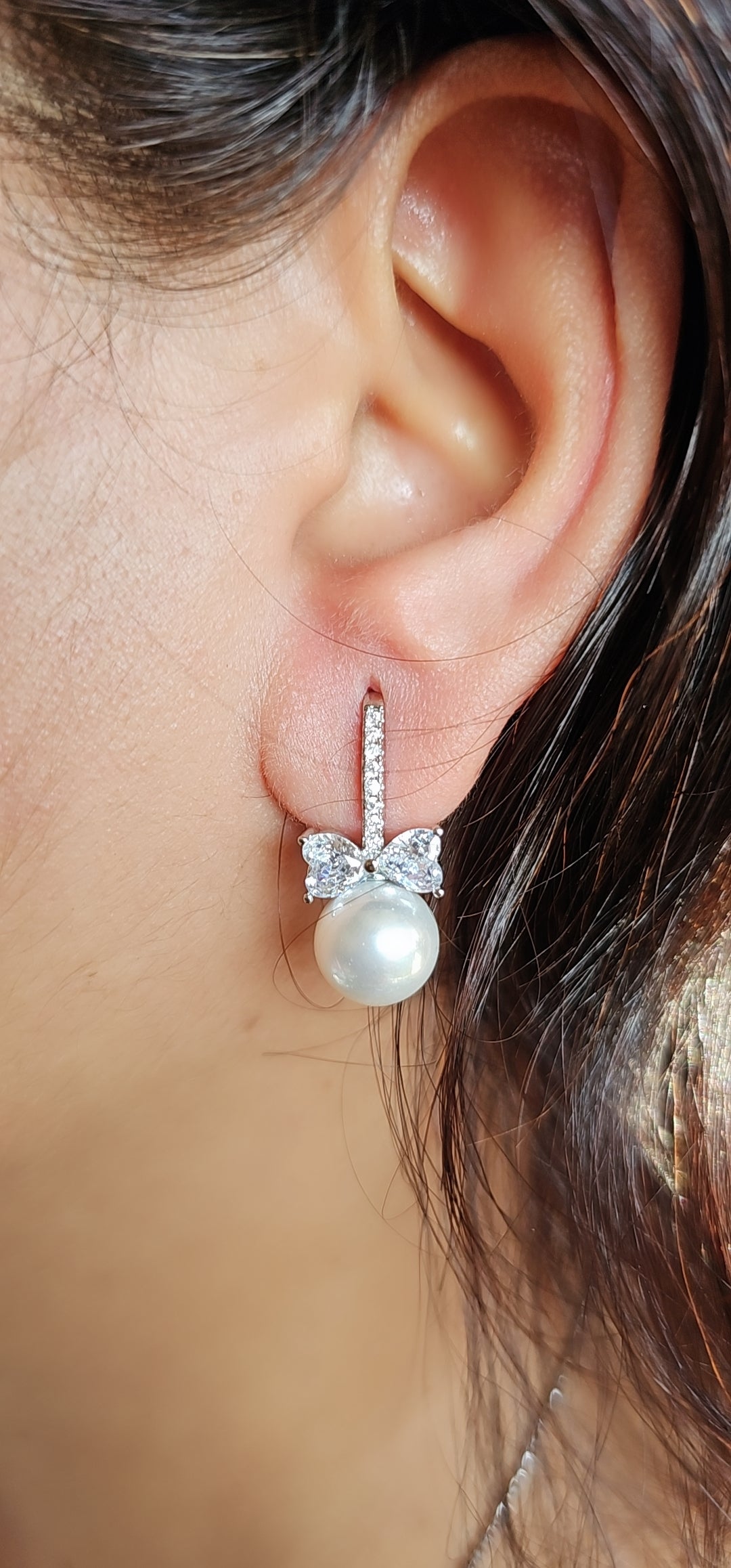 Celeste Pearl Drop Earrings