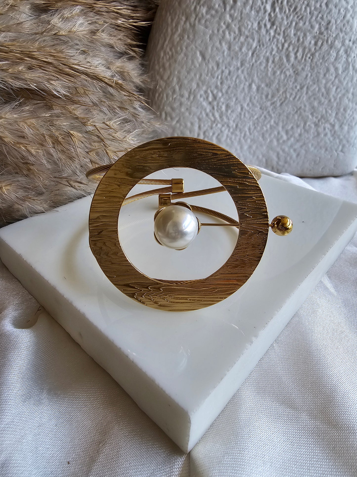 Golden Bloom Cuff