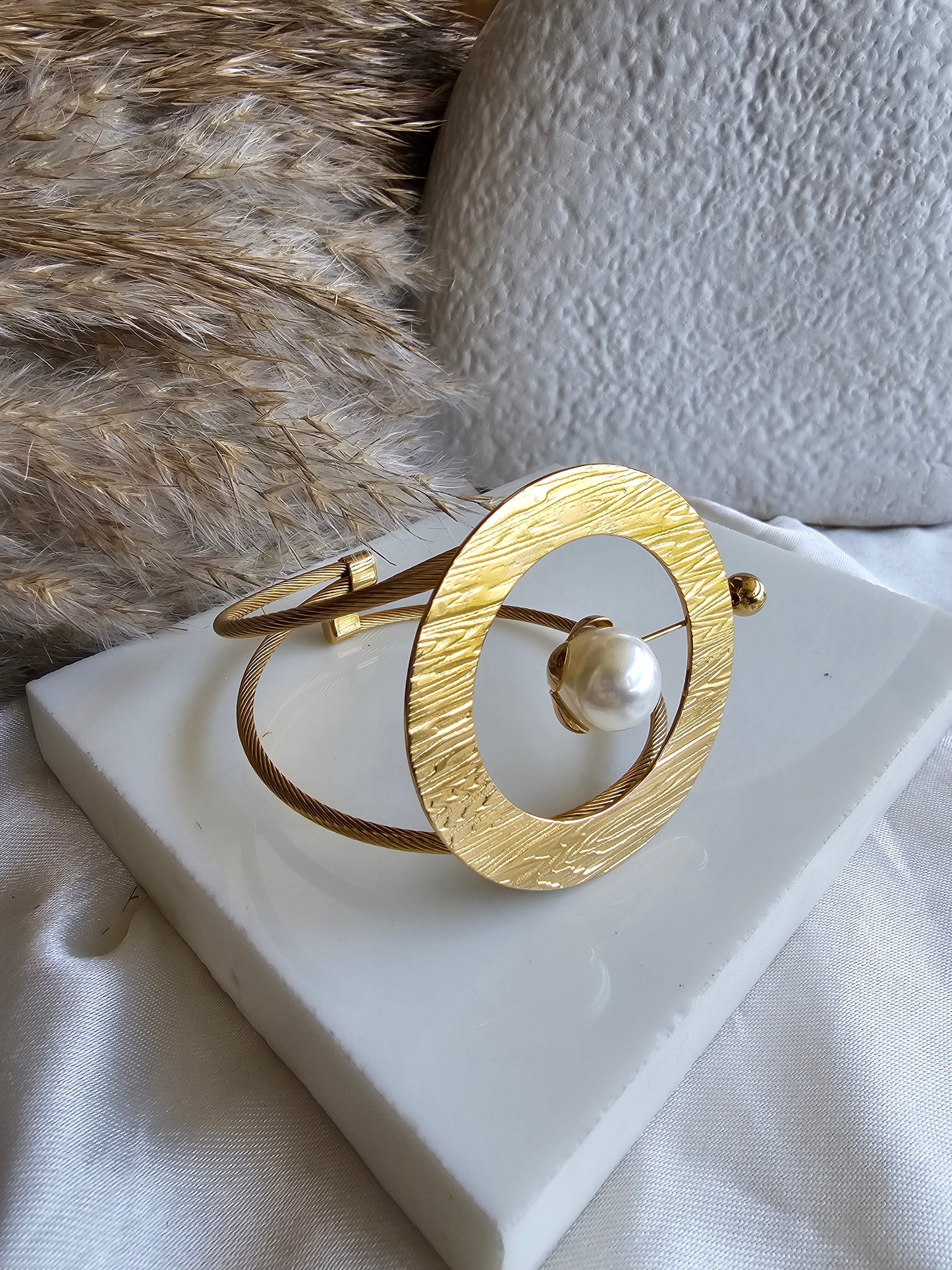 Golden Bloom Cuff