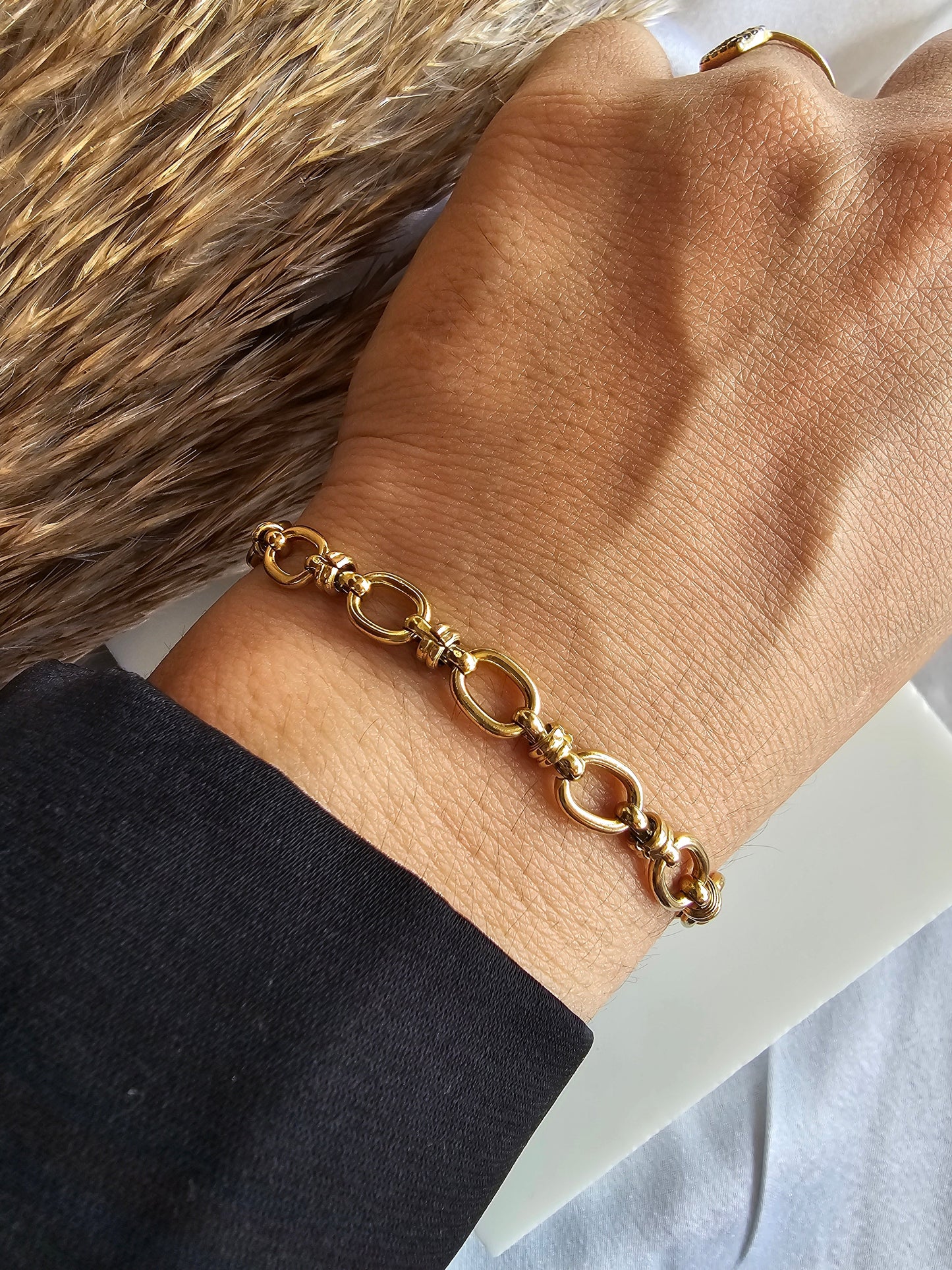 Gilded Grace Link Bracelet