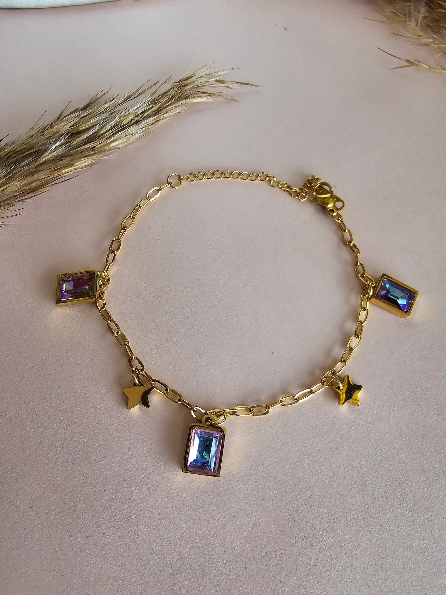 Celestial Glam Charm Bracelet