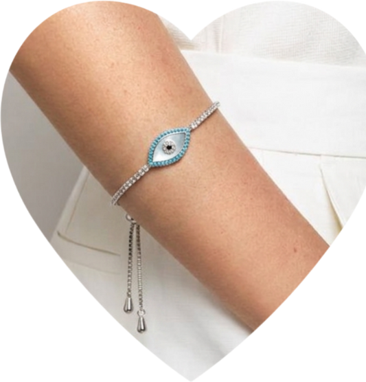 Ivory Halo Adjustable Bracelet