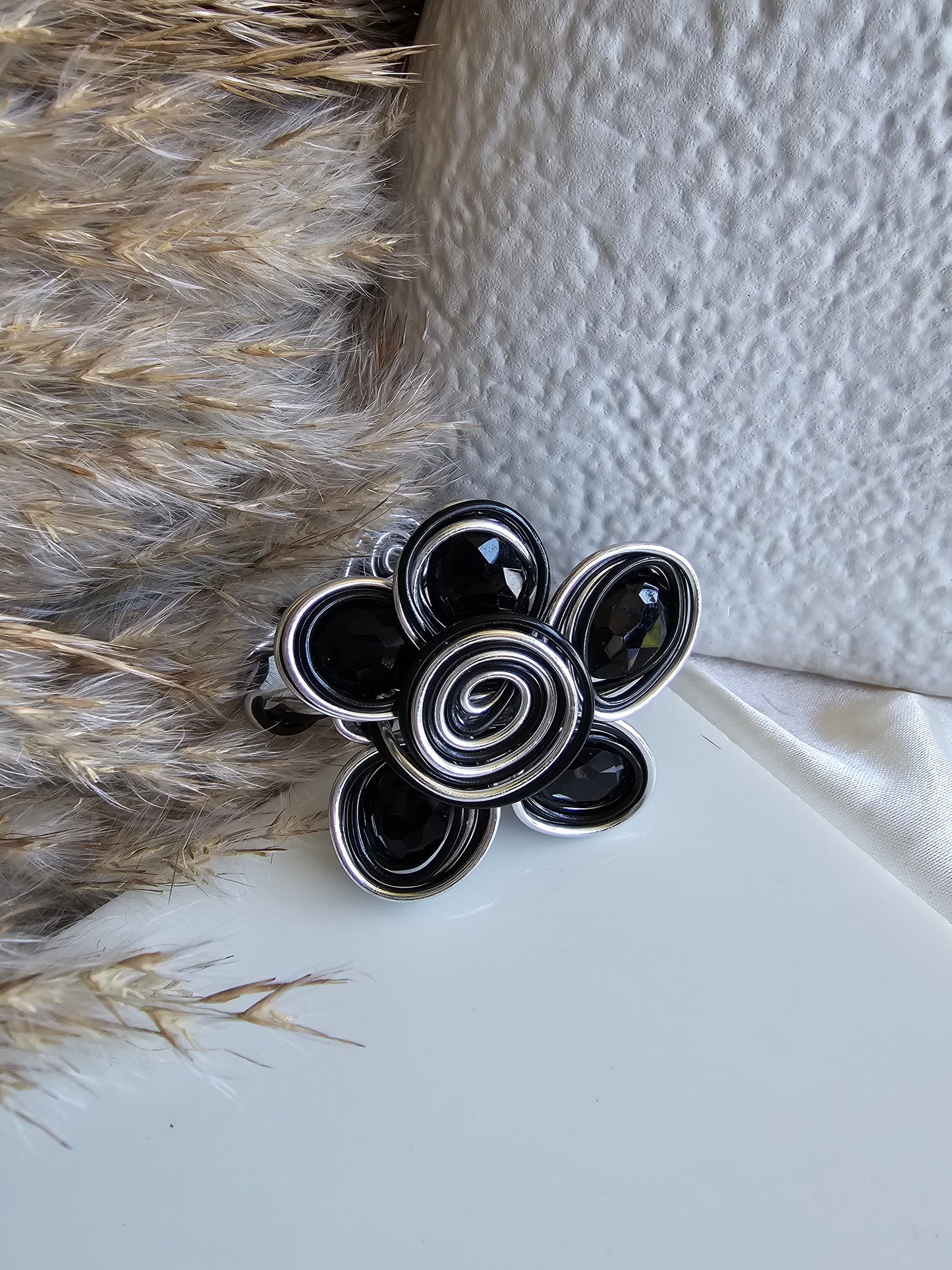 Twist Bloom Statement Cuff