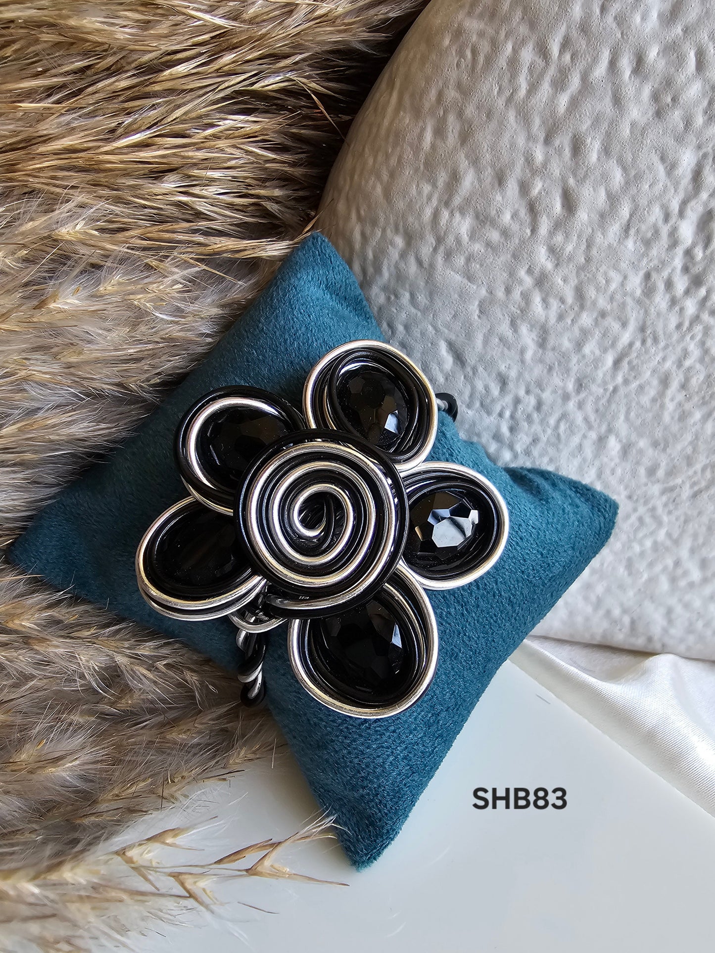 Twist Bloom Statement Cuff