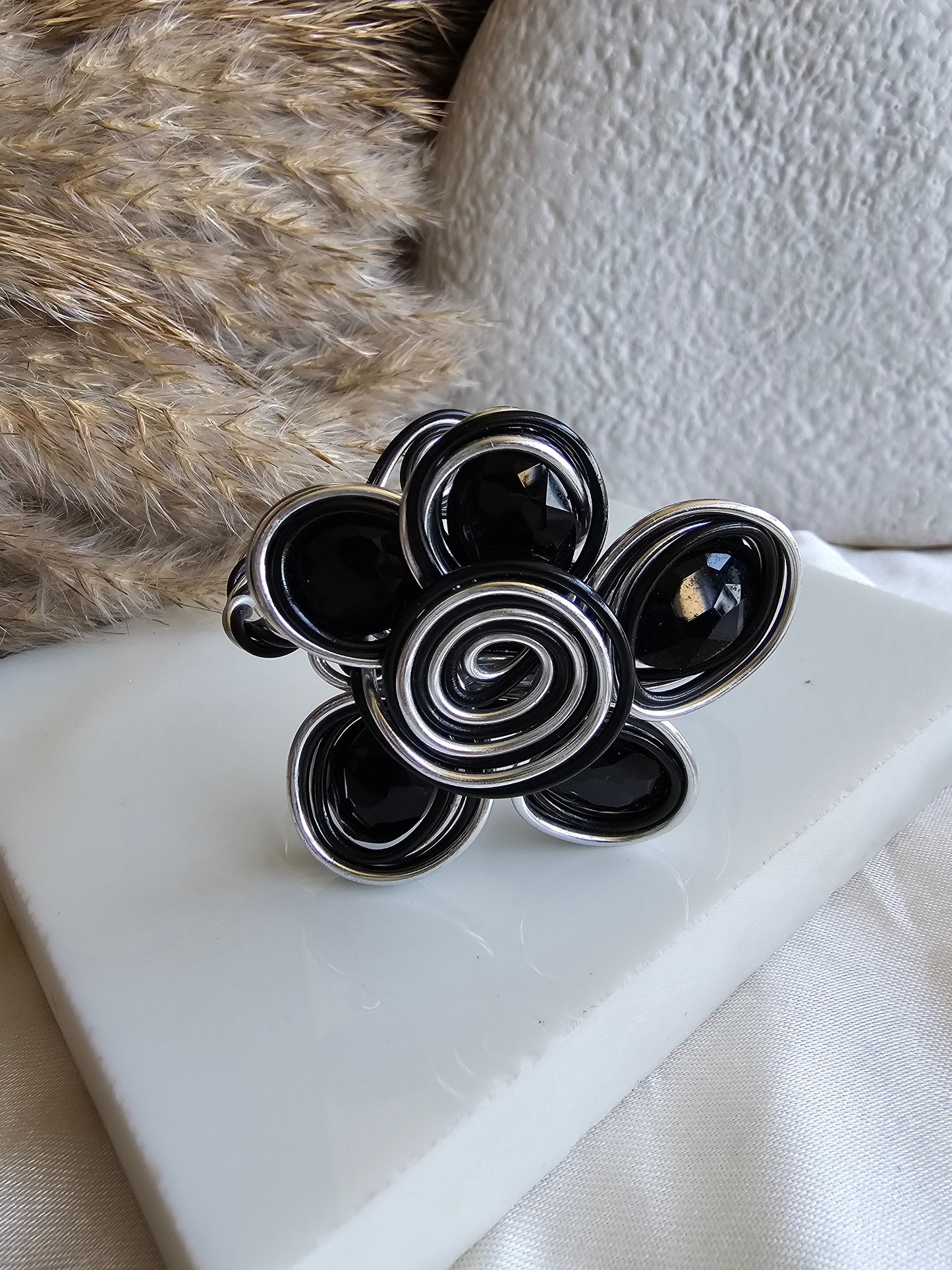 Twist Bloom Statement Cuff
