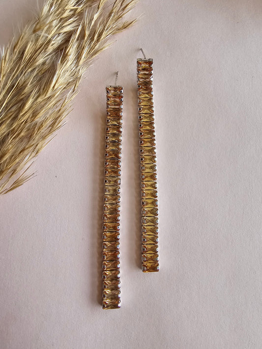 Golden Cascade Earrings