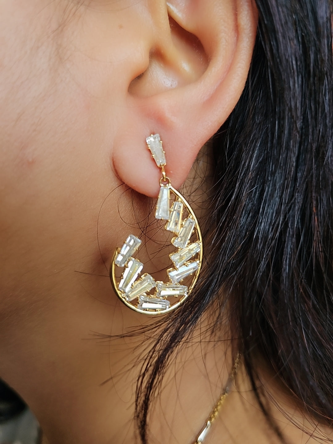 Mosaic Gemstone Earrings