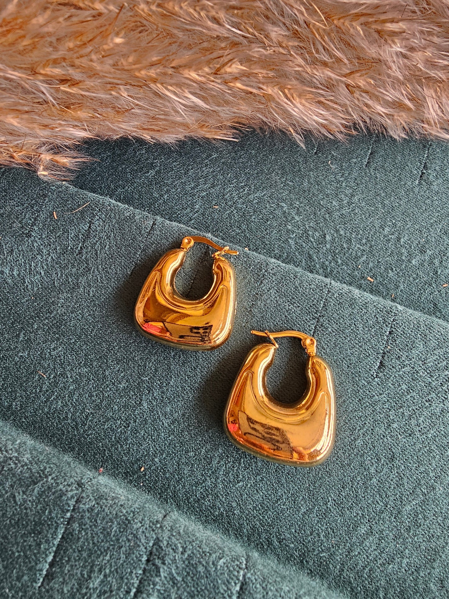 Molten Gold Hoops