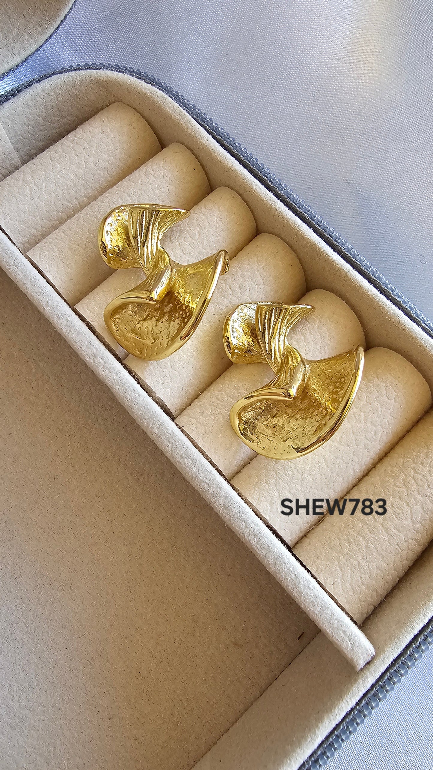 Golden Wave Earrings