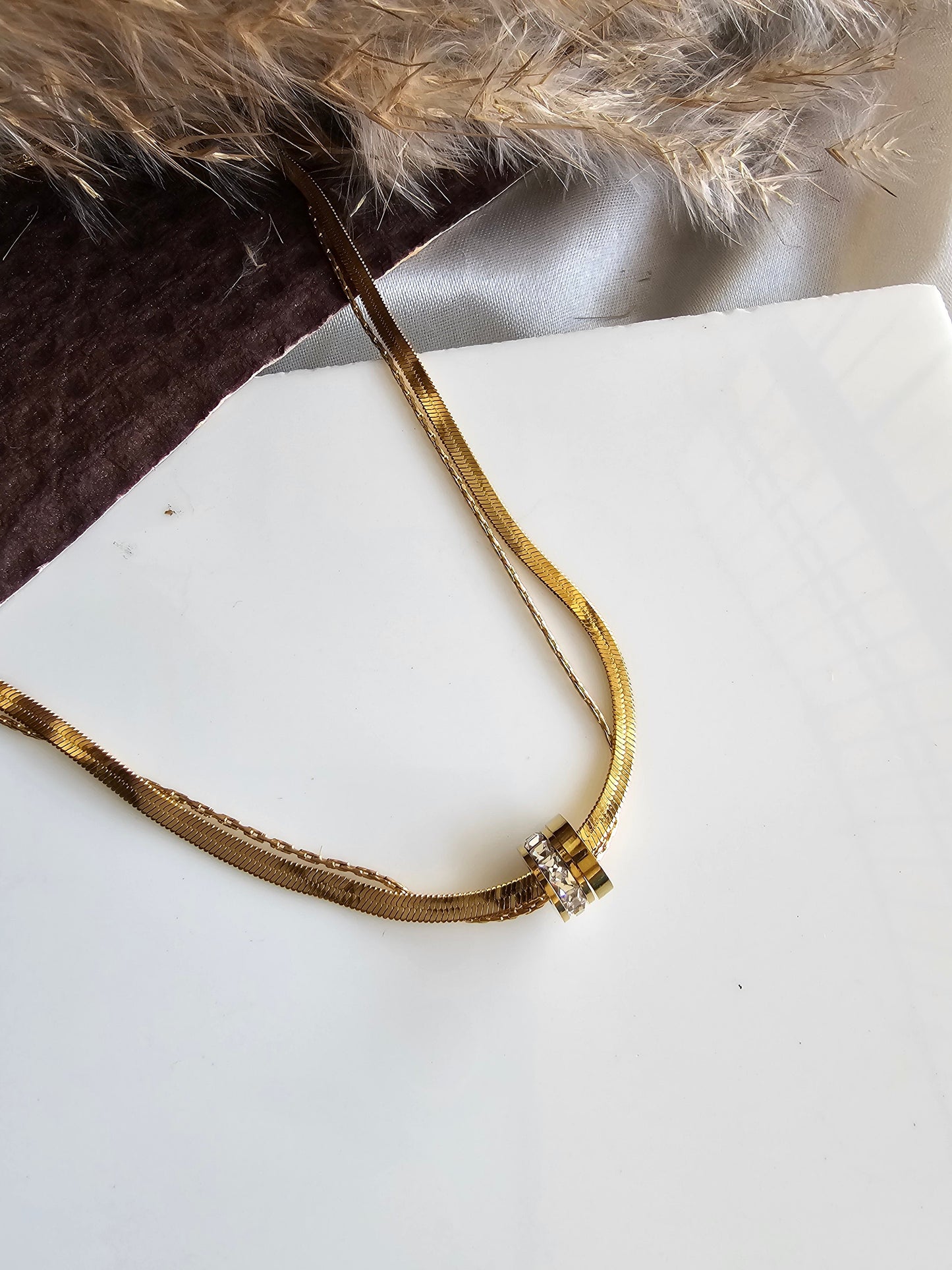 Celeste Duo Layered Necklace