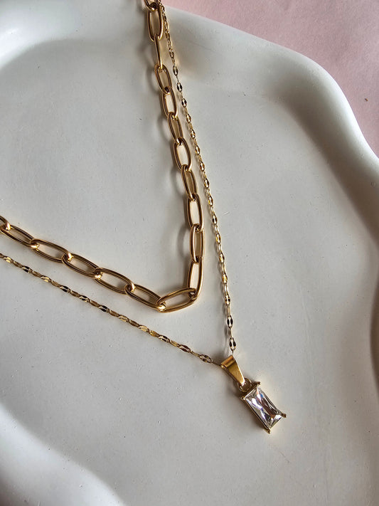 Luxe Duo Layer Necklace