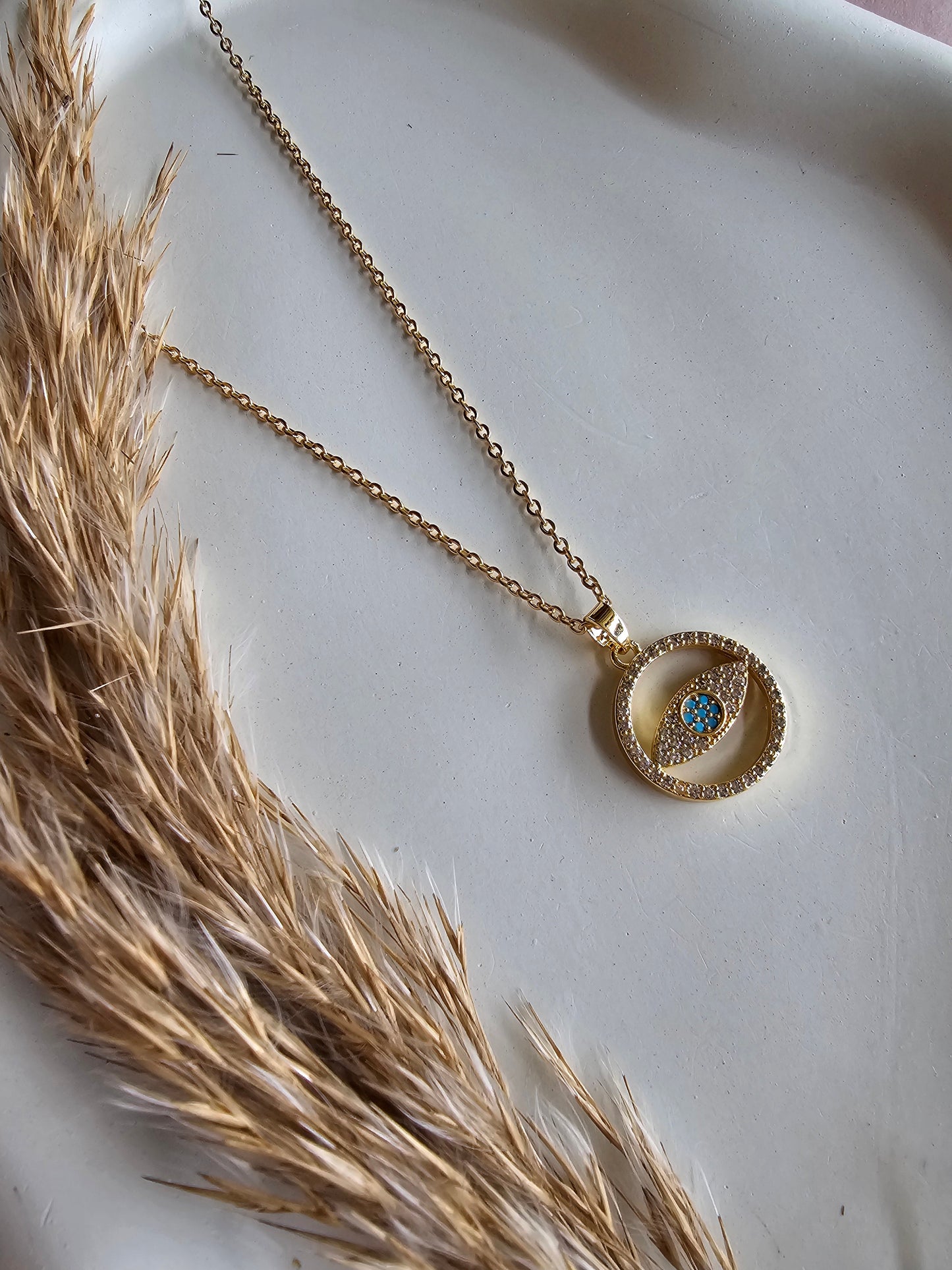 Celeste Evil Eye Pendant