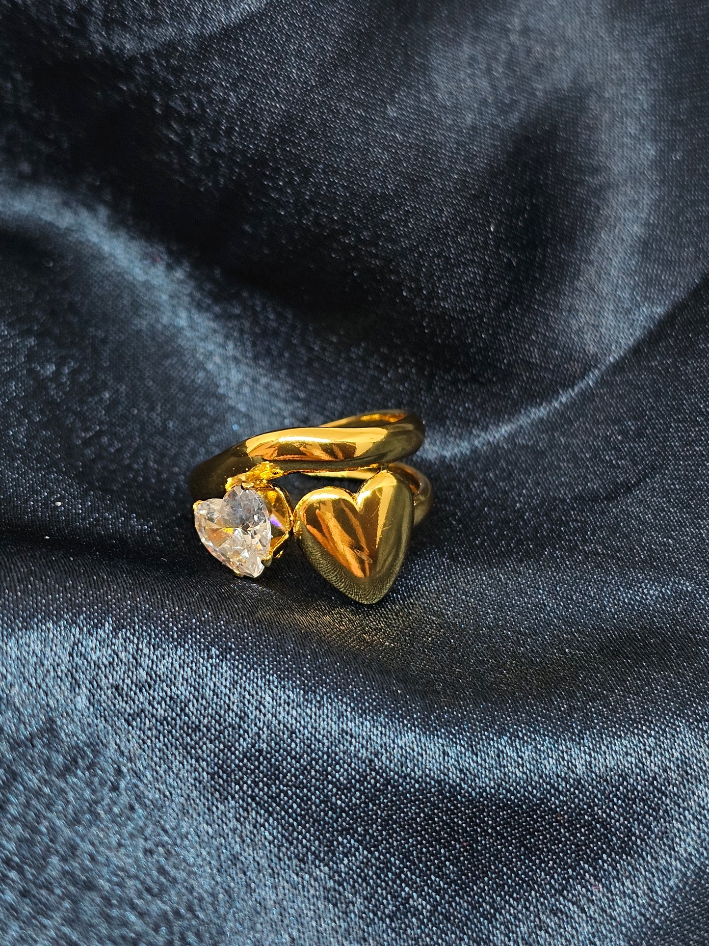 Twin Heart Ring