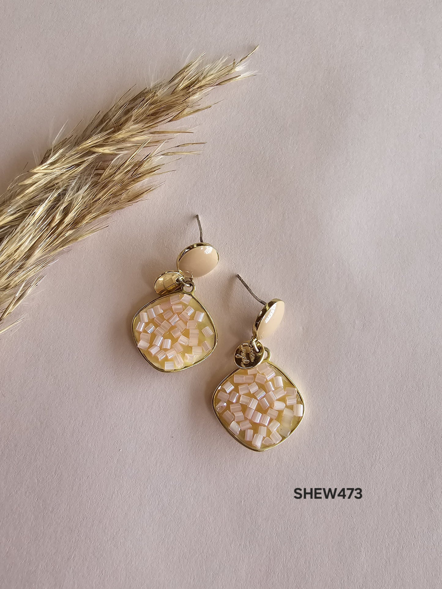 Mosaic Gemstone Earrings