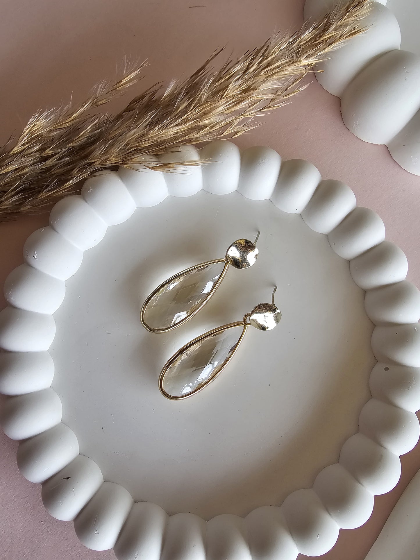 Glistening Teardrop Earrings