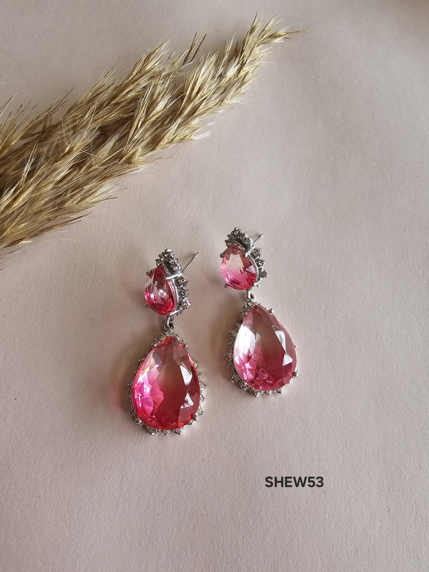 Rose Radiance Drop Earrings