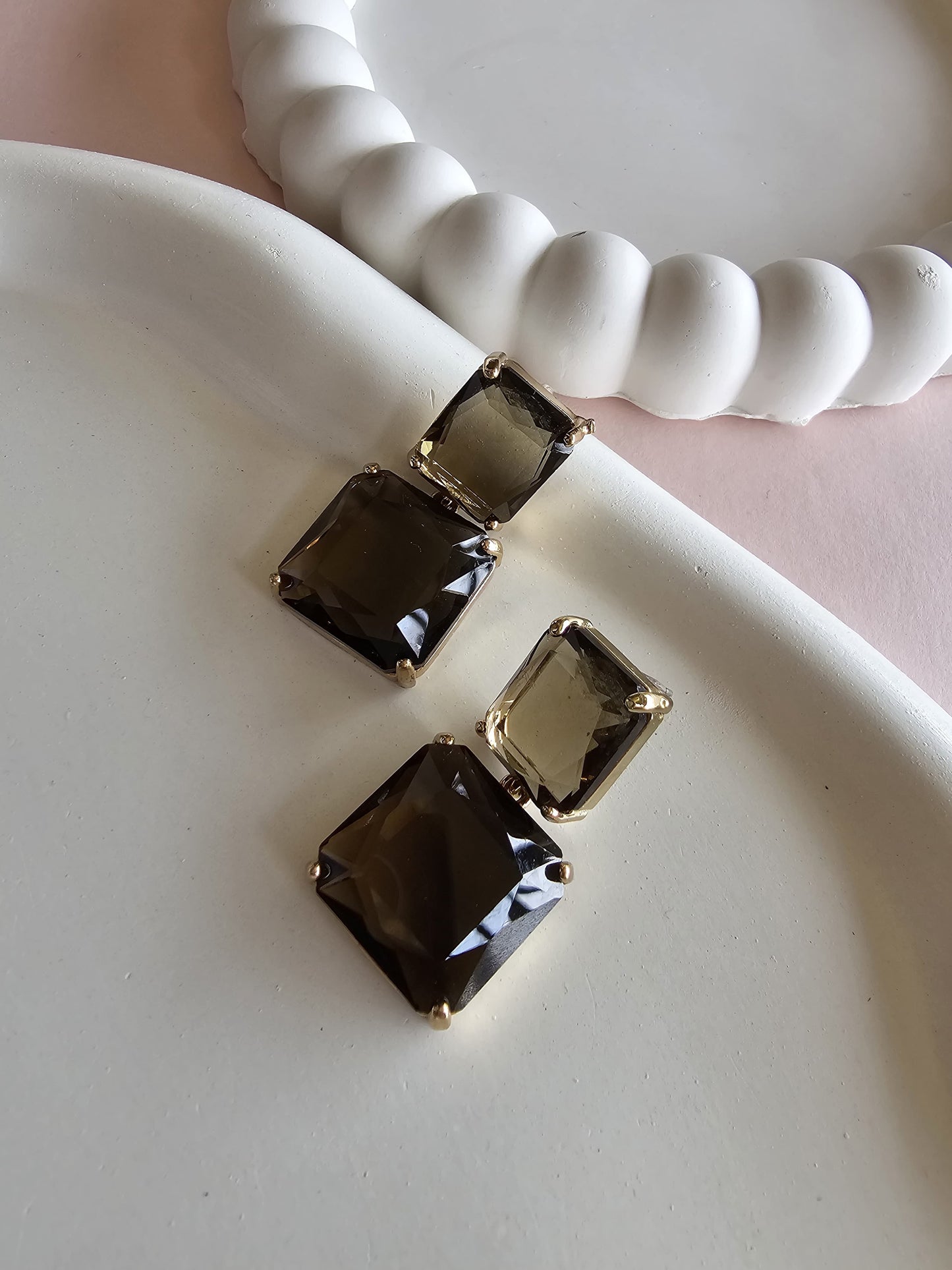 Black crystal dangle