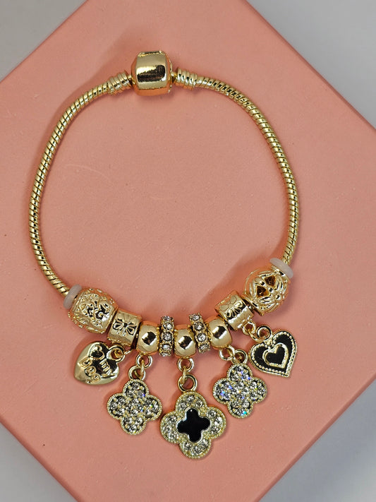 Royal Glow Charm Bracelet