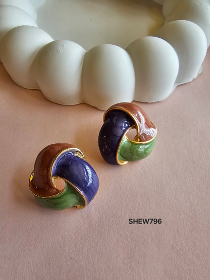 Twilight Swirl Stud