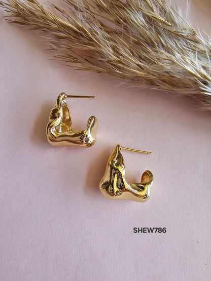 Sculpted Shine Earrings