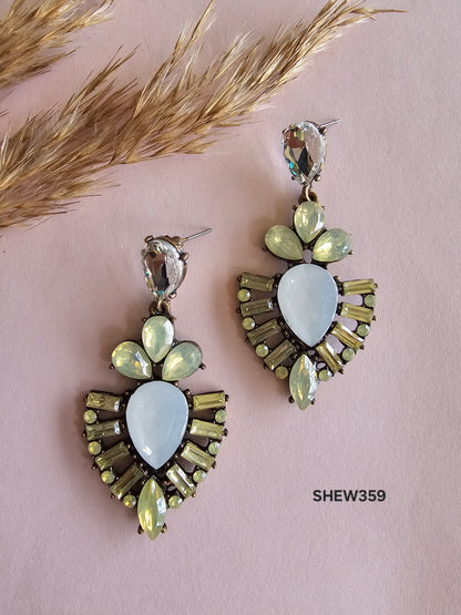 Celeste Glow Statement Earrings