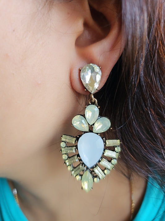 Celeste Glow Statement Earrings