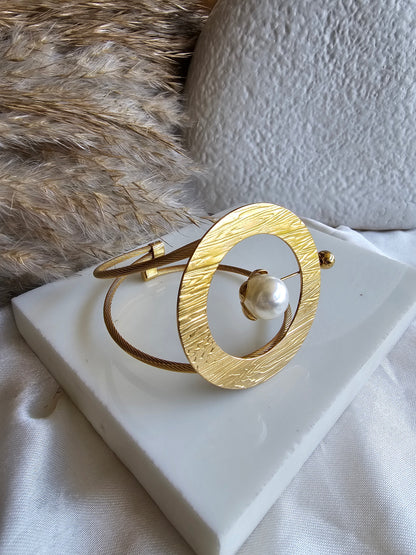 Golden Bloom Cuff