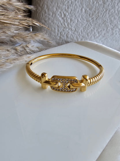 Blush Radiance Baguette bracelet