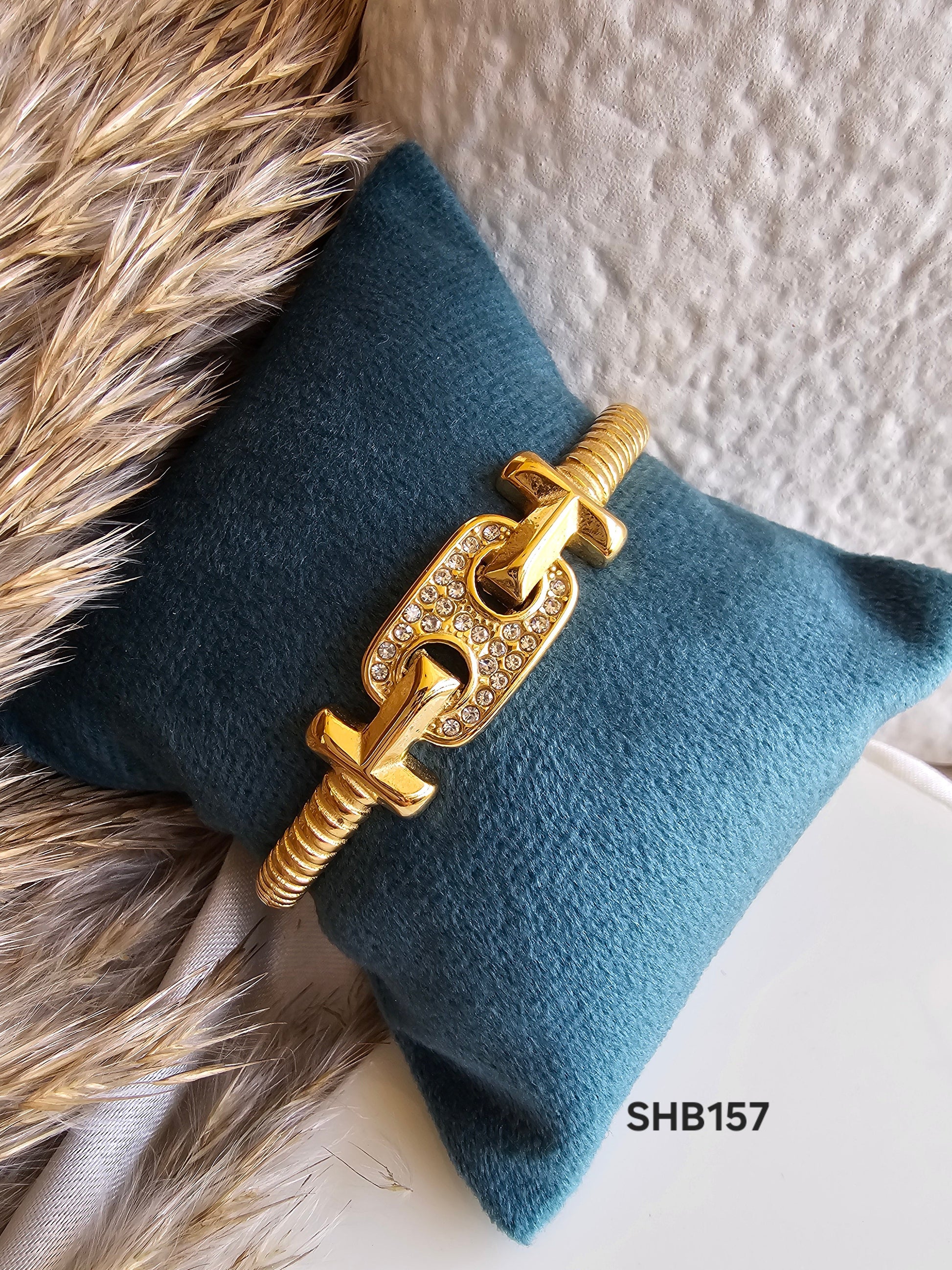 Blush Radiance Baguette bracelet