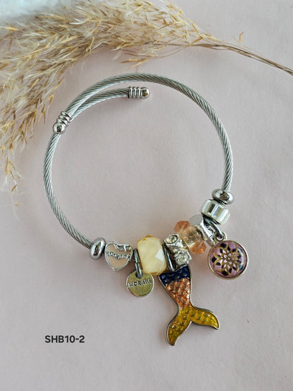 Mermaid Glow Charm Bracelet