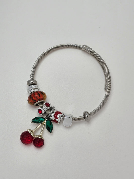 Cherry Spark Charm Pandora Bracelet