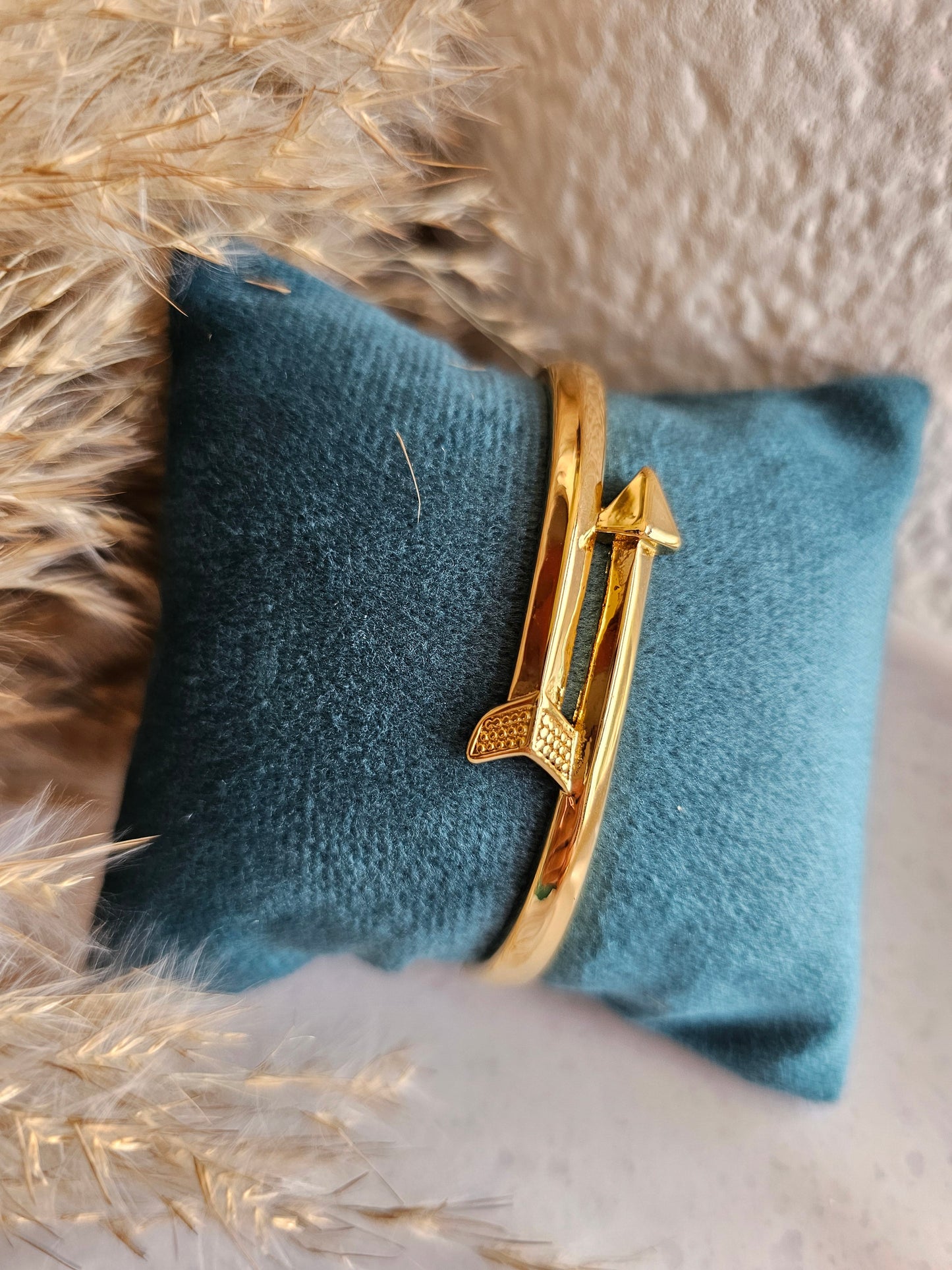 Golden Arrow Cuff Bracelet