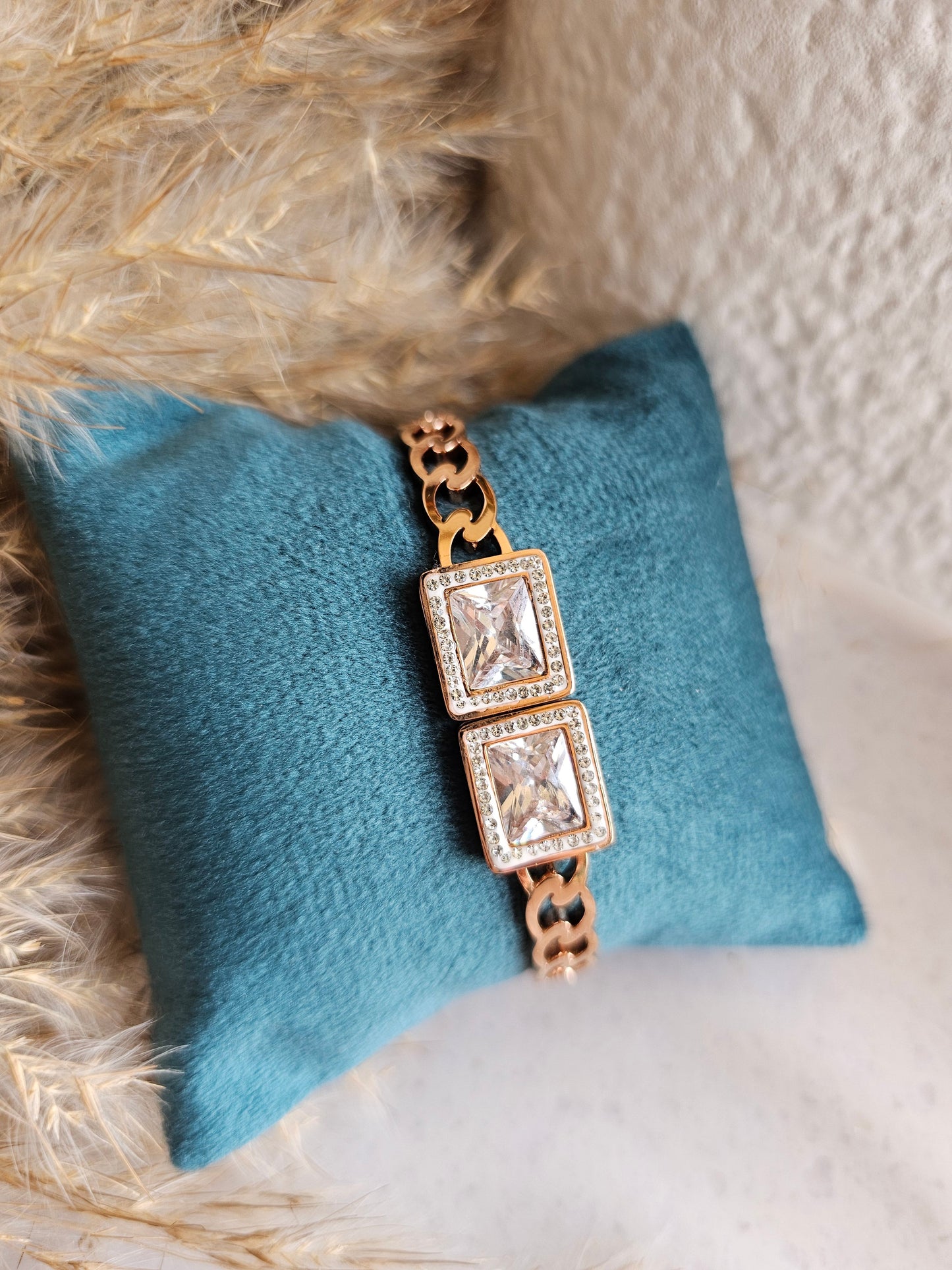 Radiant Duo Square Bracelet