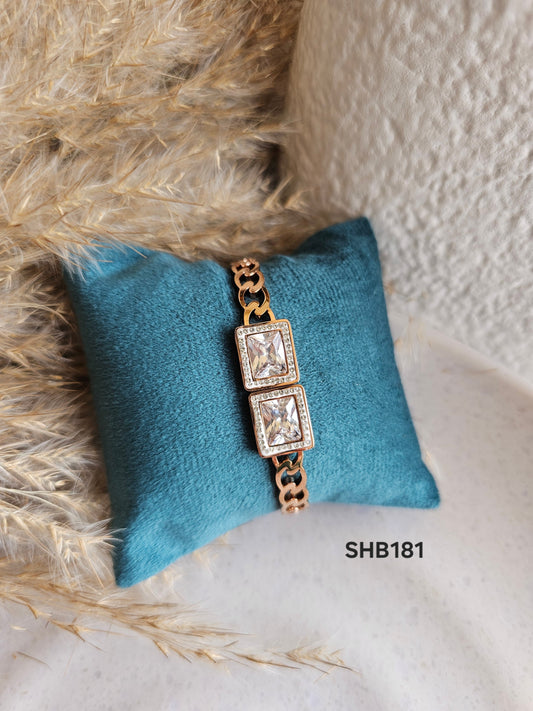 Radiant Duo Square Bracelet