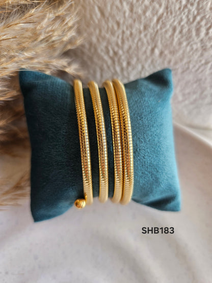 Elegant Gold Coil bracelet