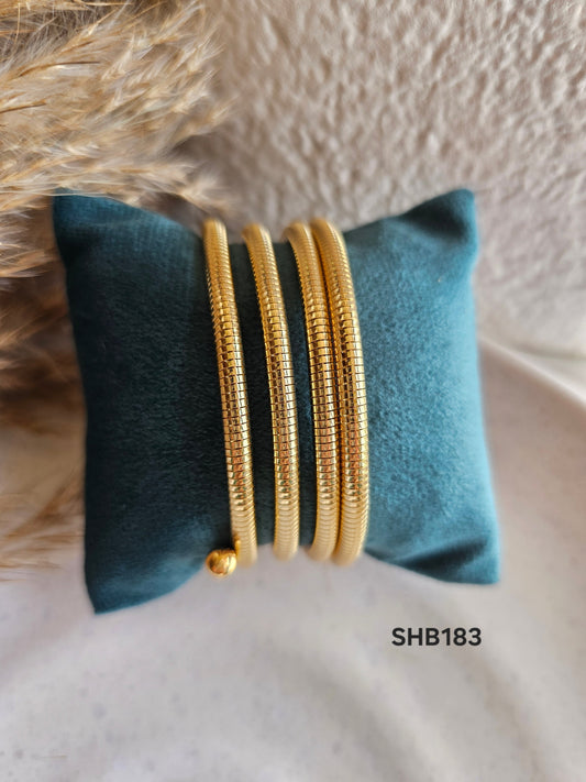 Elegant Gold Coil bracelet