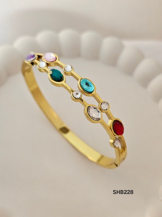 golden-multi-gem-bracelet