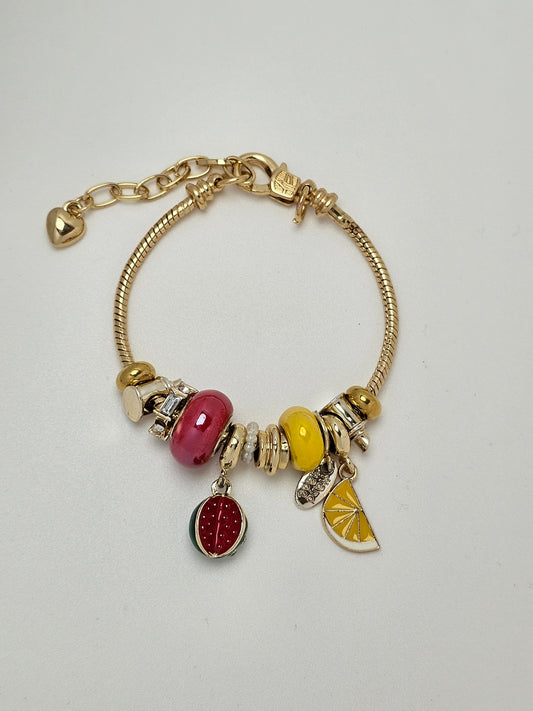 Sunset Slice Charm Pandora  Bracelet